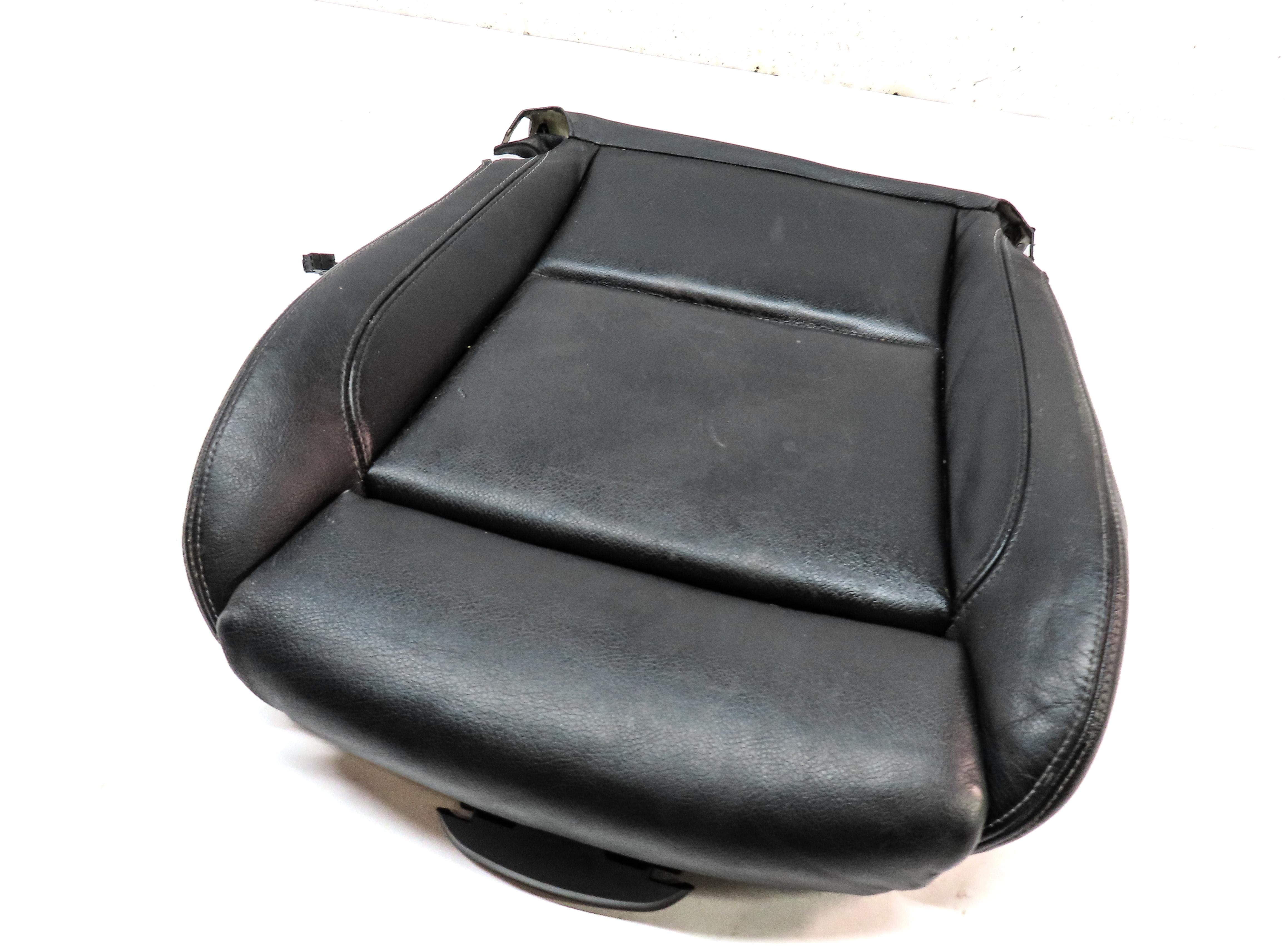 2012 BMW X3 (F25) FRONT LEFT DRIVER LOWER HEATED SPORT SEAT CUSHION (Black) — exact item pictured